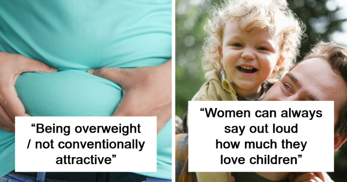 45 Things That Are Socially Acceptable For 1 Gender Only