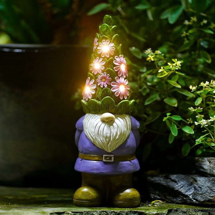 Illuminate Your Backyard With Solar-Powered Gnome: Where Enchantment Meets Eco-Friendly Outdoor Decor