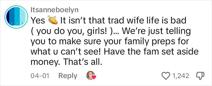 "Protect Yourself": Gen X Woman Warns People Against The Tradwife Trend After Being One Herself