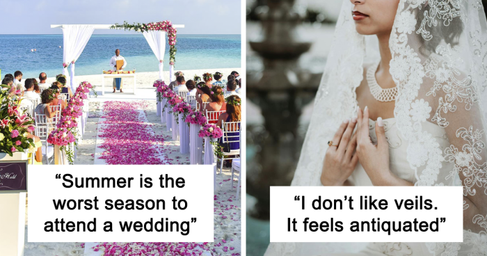 30 People Share Unpopular Wedding Opinions They Could Be Cancelled For
