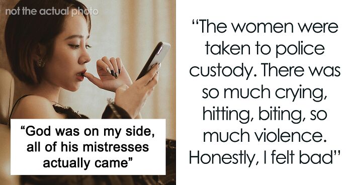 Surprise: Divorce Takes A Violent Turn After All Of The Man’s Mistresses Show Up In Court