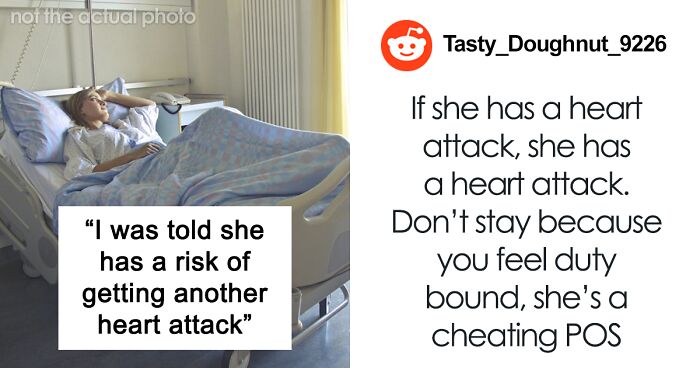Man Rushes To The Hospital After His Wife Has A Heart Attack, Finds His “Friend” There