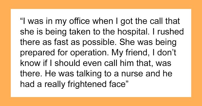 Man Rushes To The Hospital After His Wife Has A Heart Attack, Finds His “Friend” There