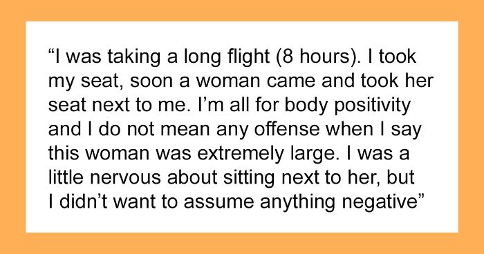 “She Was Spilling Out”: Woman Starts Drama By Asking To Move Away From Plus-Size Plane Neighbor