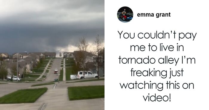 People Stunned As Midwestern Woman Goes Outside To Film Tornado After Hearing Sirens