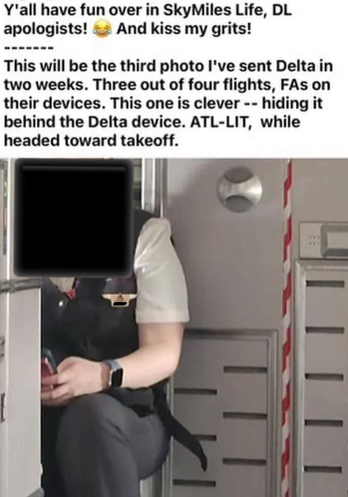 Woman’s “Witch Hunt” To Get Delta Flight Attendant Fired Shut Down By Fellow Passengers Woman’s “Witch Hunt” To Get Delta Flight Attendant Fired Shut Down By Fellow Passengers