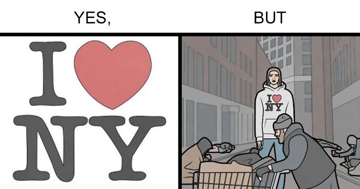 “Yes, But”: 28 Thought-Provoking Illustrations Showcasing Society’s ...