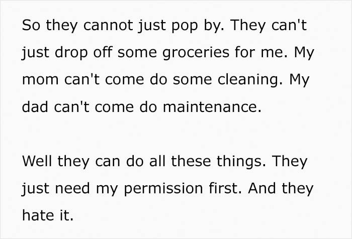 Parents Left Fuming When Child Stops Their Unannounced Visits By Moving To A Gated Community Parents Left Fuming When Child Stops Their Unannounced Visits By Moving To A Gated Community