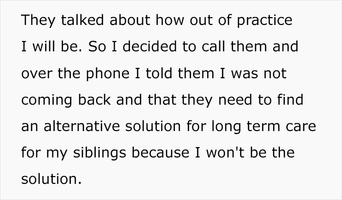 Son Infuriates Parents By Telling Them He Won't Be A Carer For His Two Disabled Siblings Son Infuriates Parents By Telling Them He Won't Be A Carer For His Two Disabled Siblings