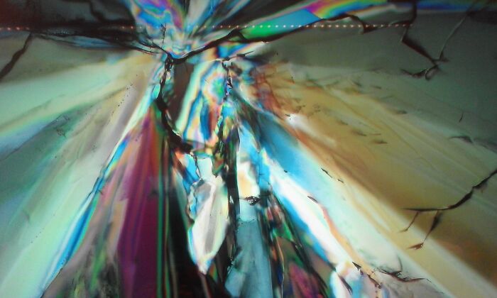 Sugar Under Polarised Light. Took This During My Laboratory Study. Has Been My Phone's Background Ever Since😍