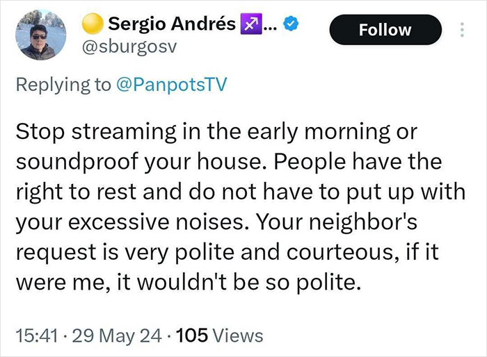 Man Calls Out Neighbor’s Note Asking Him To Limit Night Streams—He Gets A Reality Check Man Calls Out Neighbor’s Note Asking Him To Limit Night Streams—He Gets A Reality Check