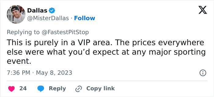 The Menus From Formula 1 Have Gone Viral For All The Wrong Reasons, Here’s How People Reacted The Menus From Formula 1 Have Gone Viral For All The Wrong Reasons, Here’s How People Reacted