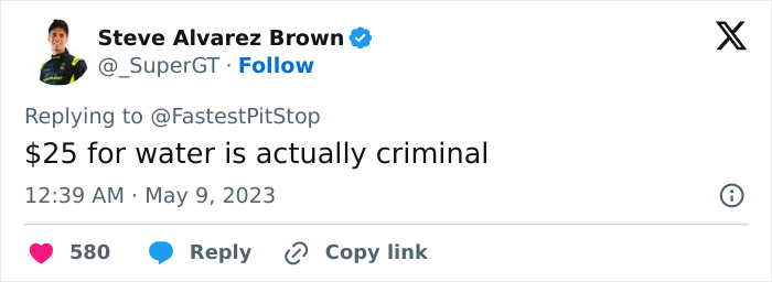 The Menus From Formula 1 Have Gone Viral For All The Wrong Reasons, Here’s How People Reacted The Menus From Formula 1 Have Gone Viral For All The Wrong Reasons, Here’s How People Reacted