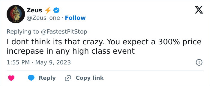 The Menus From Formula 1 Have Gone Viral For All The Wrong Reasons, Here’s How People Reacted The Menus From Formula 1 Have Gone Viral For All The Wrong Reasons, Here’s How People Reacted