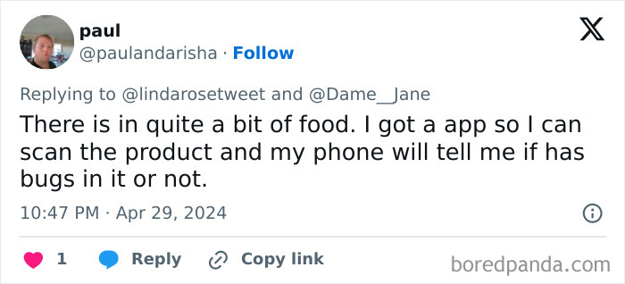 “We Will Not Eat The Bugs”: People Outraged To Learn About Common Insect-Sourced Food Additive “We Will Not Eat The Bugs”: People Outraged To Learn About Common Insect-Sourced Food Additive