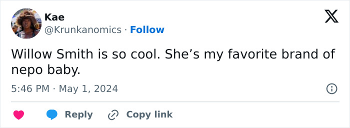 “Definitely Because Of Her Parents”: People Stunned Willow Smith Claims She’s Not A “Nepo Baby” “Definitely Because Of Her Parents”: People Stunned Willow Smith Claims She’s Not A “Nepo Baby”