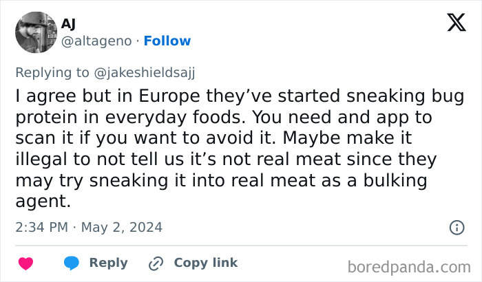 “We Will Not Eat The Bugs”: People Outraged To Learn About Common Insect-Sourced Food Additive “We Will Not Eat The Bugs”: People Outraged To Learn About Common Insect-Sourced Food Additive