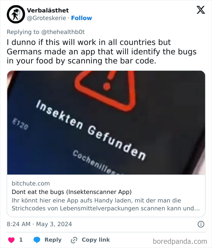 “We Will Not Eat The Bugs”: People Outraged To Learn About Common Insect-Sourced Food Additive “We Will Not Eat The Bugs”: People Outraged To Learn About Common Insect-Sourced Food Additive