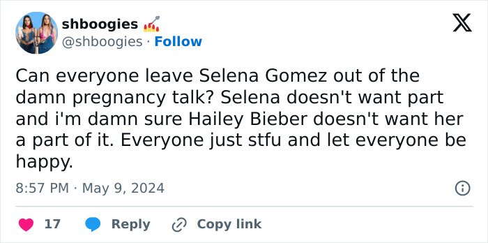 Selena Gomez’s Cryptic Post Has Fans Thinking She’s Reacting To Justin Bieber’s Baby Announcement Selena Gomez’s Cryptic Post Has Fans Thinking She’s Reacting To Justin Bieber’s Baby Announcement