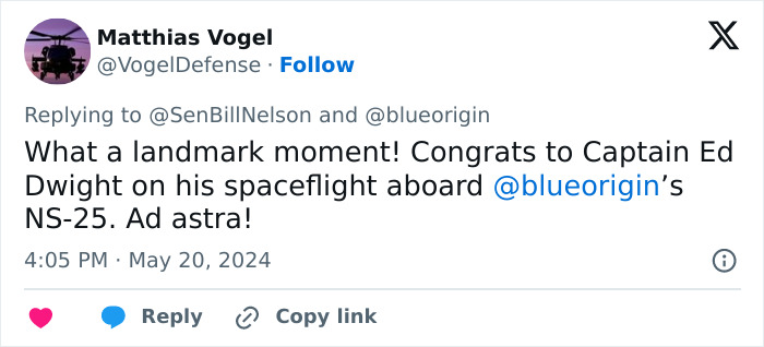 90 Y.O. Ed Dwight Became The Oldest Person And 21st African-American Man To Go To Space 90 Y.O. Ed Dwight Became The Oldest Person And 21st African-American Man To Go To Space