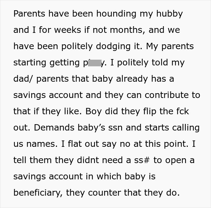 Woman Is Suspicious Of Her Dad After He Repeatedly Requests Her Baby's Social Security Number