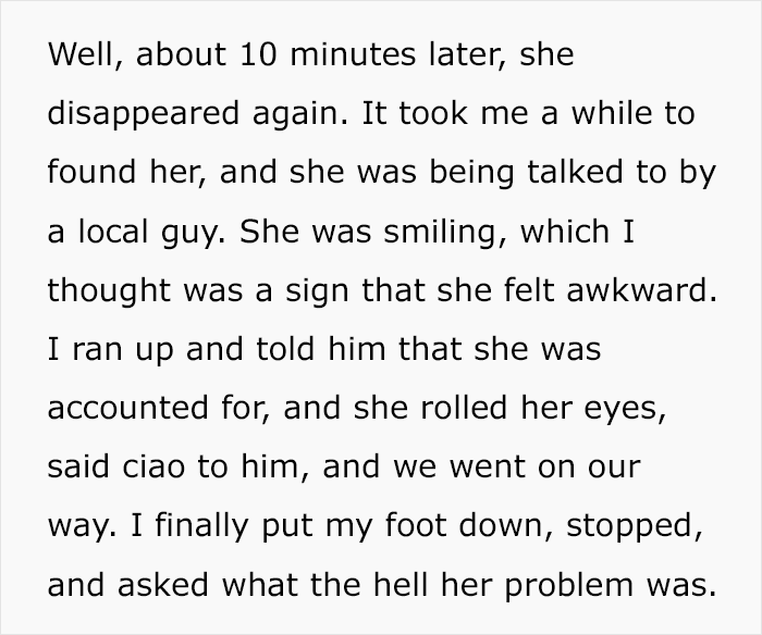 Woman Decides She’ll Spend Italian Vacation With BF Being Hit On By Locals, He Thinks Otherwise 