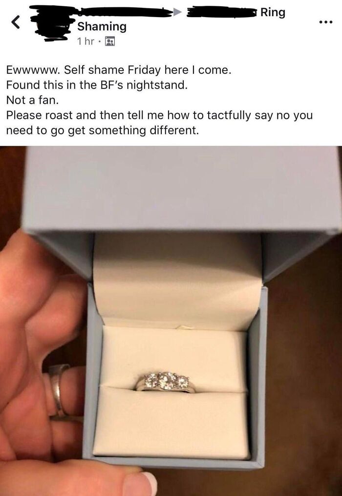 Do You Expect Him To Give You A Ring That Costs More Than Your Rent!