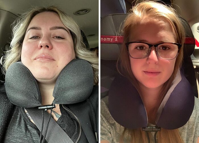 Never Forget Your Memory Foam Neck Pillow!