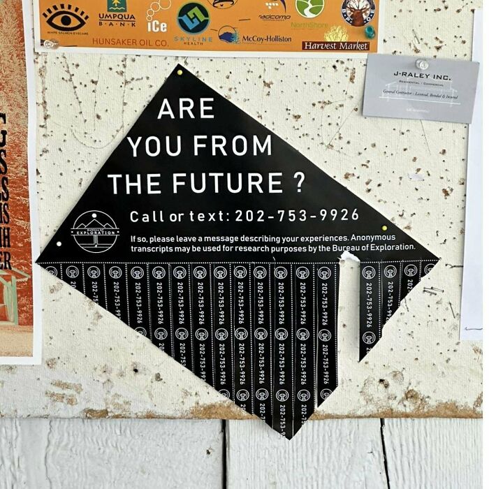 Are You From The Future?