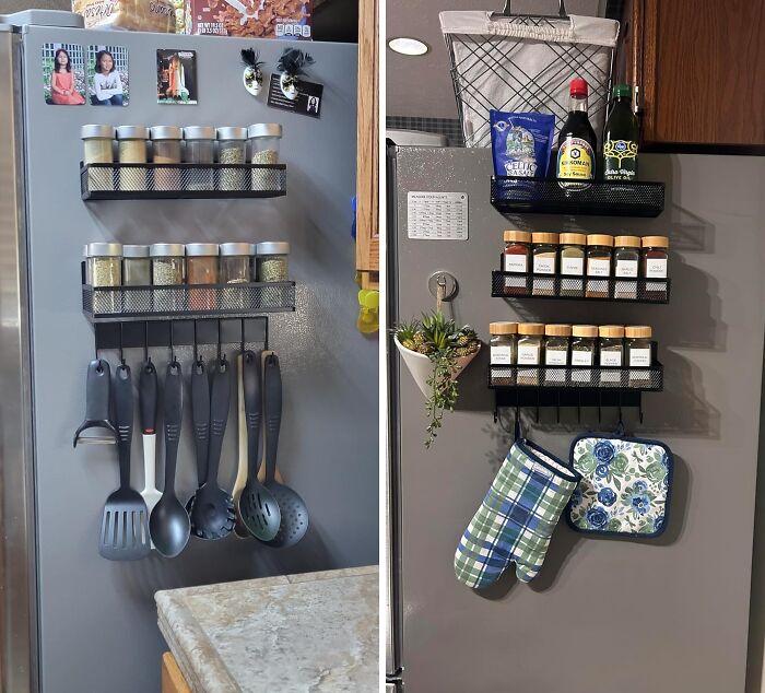 Spice Up Your Fridge Door With A Miyawell's Magnetic Spice Rack