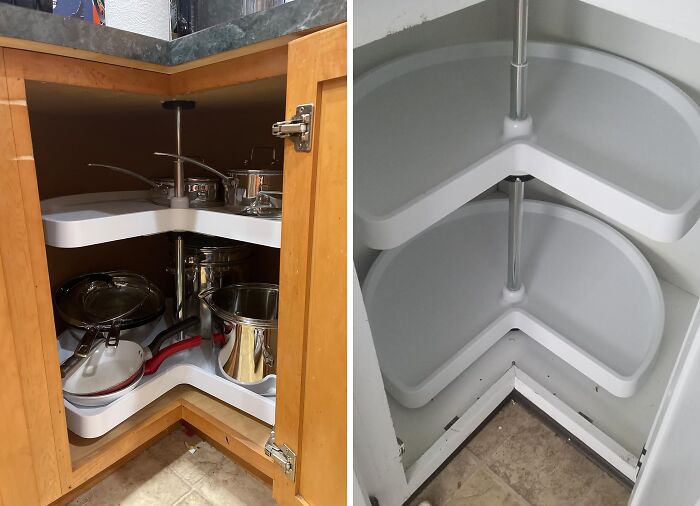 This Rev-A-Shelf's Lazy Susan Turns The Tables On Useless Corner Cabinets