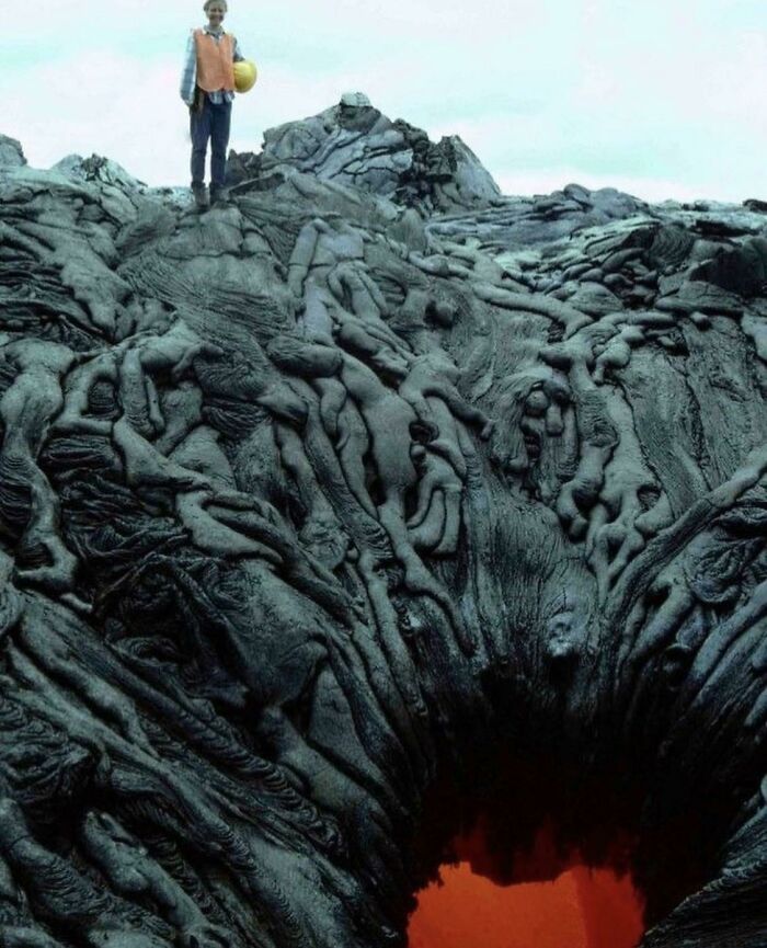 🔥 Hardening Lava Making It Seem Like Bodies Are Going Into Hell 🔥