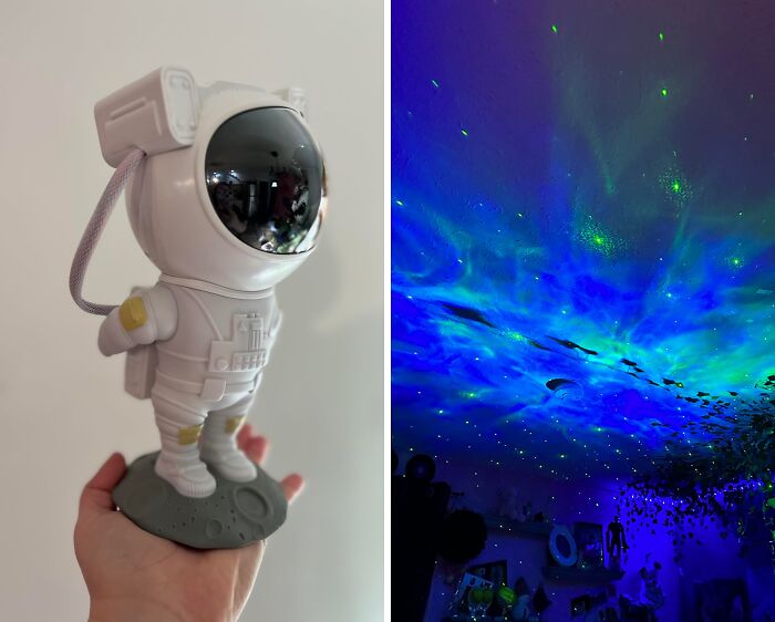 Turn Your Room Into A Galaxy Far Far Away With This Astronaut Space Projector