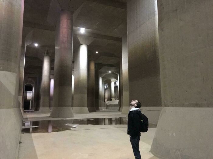 I Dragged My Friend Along To An Adventure In The Tokyo Stormwater System. He Was Impressed