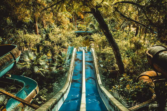 I Had To Bribe A Guy To Access An Incredible Abandoned Water Park In Vietnam