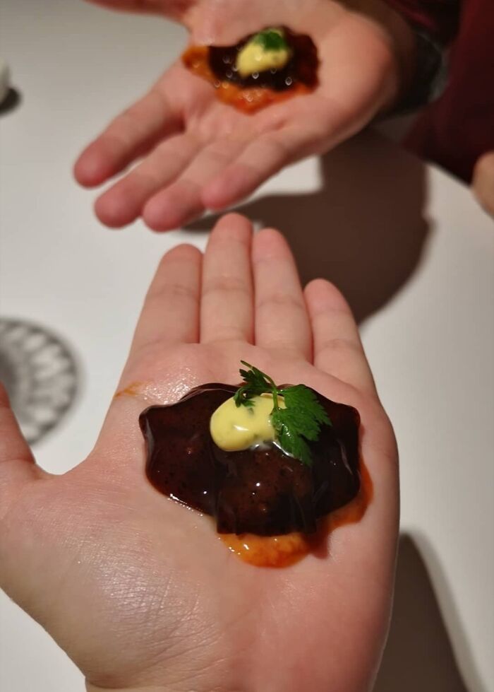 Most Expensive Restaurant I've Ever Been. Chef Literally Made The Starter In Our Hand