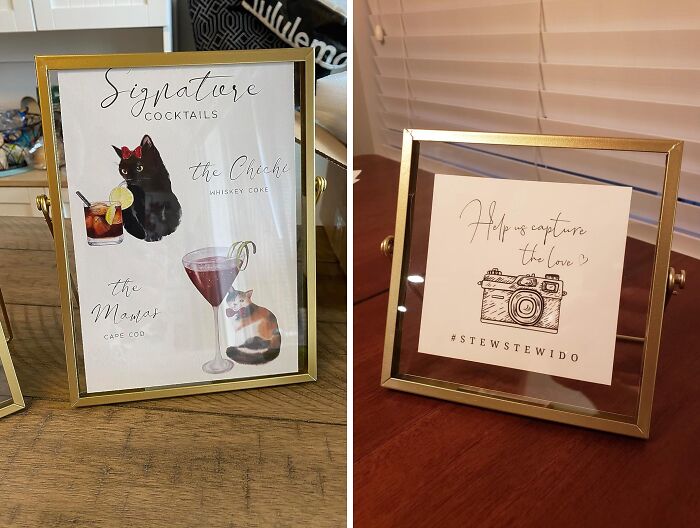 Help Her Proudly Display Pictures Of You With A Set Of Metal Geometric Picture Frames 