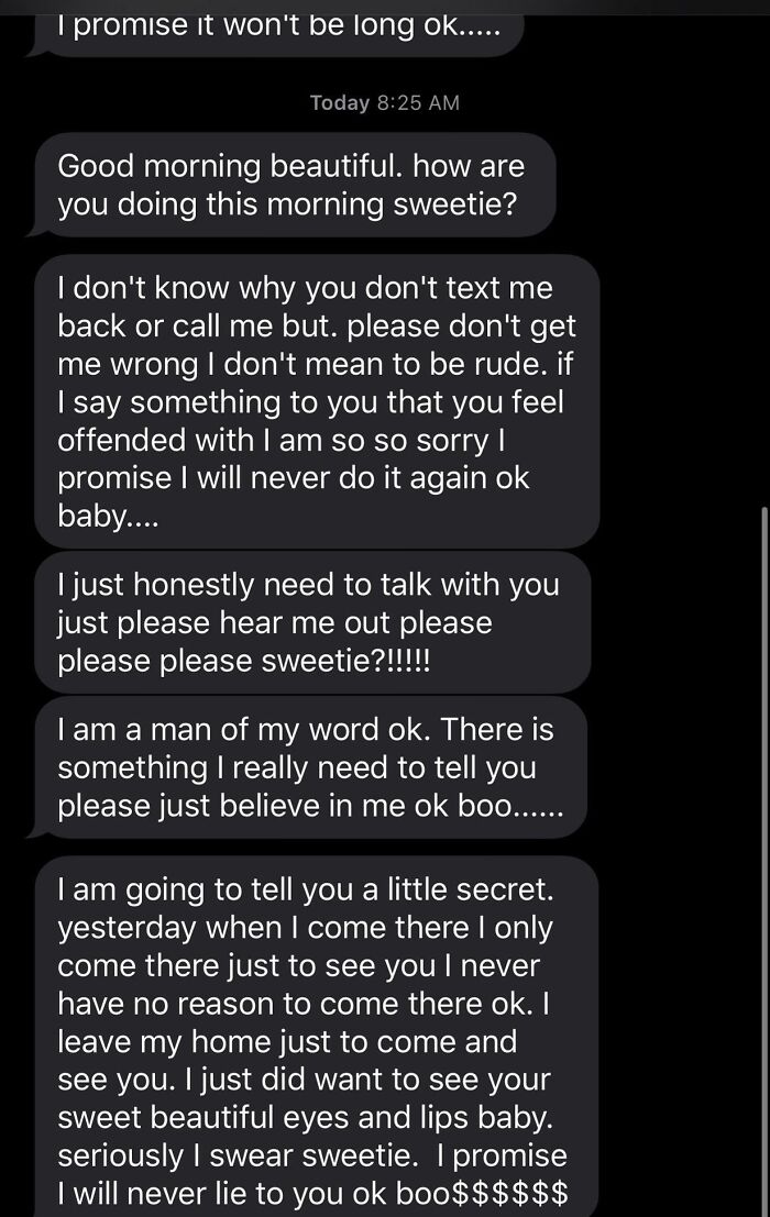 Recently Gave A Dude Directions On A Street, Gave Him Fake # But He Caught On. I Live And Work Downtown And Am Easy To Find Unfortunately. Guess I Have A Stage 5 Clinger, Even After Rejection