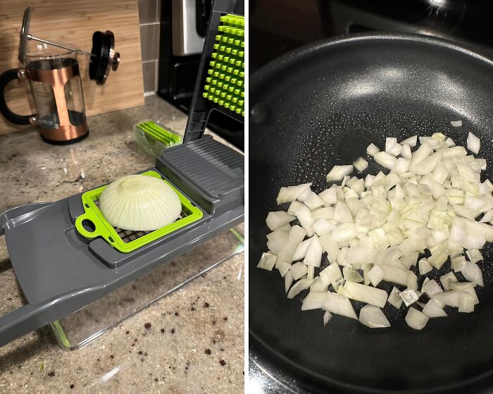 The Only Tears She Will Shed Are Tears Of Joy With This Time-Saving Veggie Chopper 