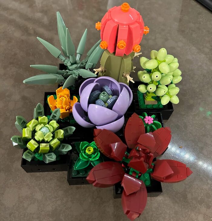  LEGO Succulents: Adding Colorful Charm To Your Office Jungle