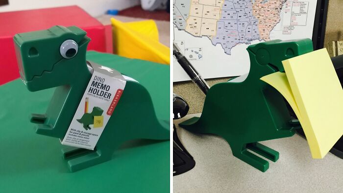  The Dino Memo Holder To Rule Your Office Space
