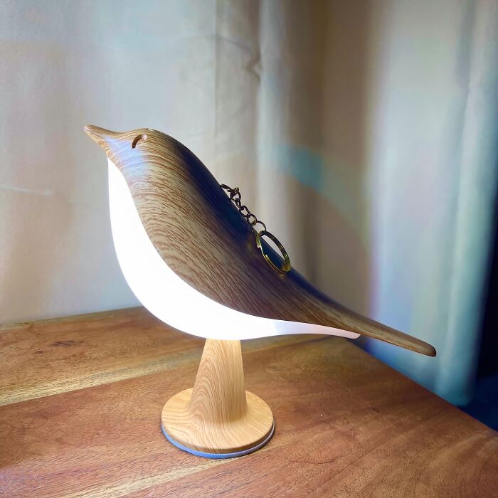 Get The Perfect Ambiance With This Dimmable Small Bird Lamp For Your Desk Or Office!