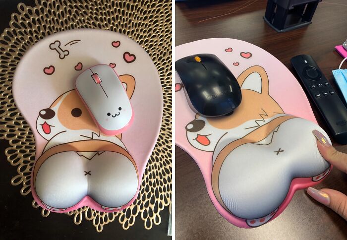 Sprinkle Some Fun Into Your Workspace With This Cute Corgi Dog Butt Mouse Pad!