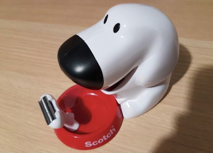 Wrap Up Your Day With The Scotch Dog Tape Dispenser - Where Cuteness Meets Convenience!