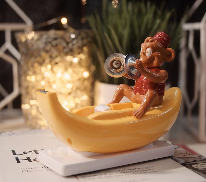 Get Playful With Your Workspace Decor: Clapping Monkey Tape Dispenser!
