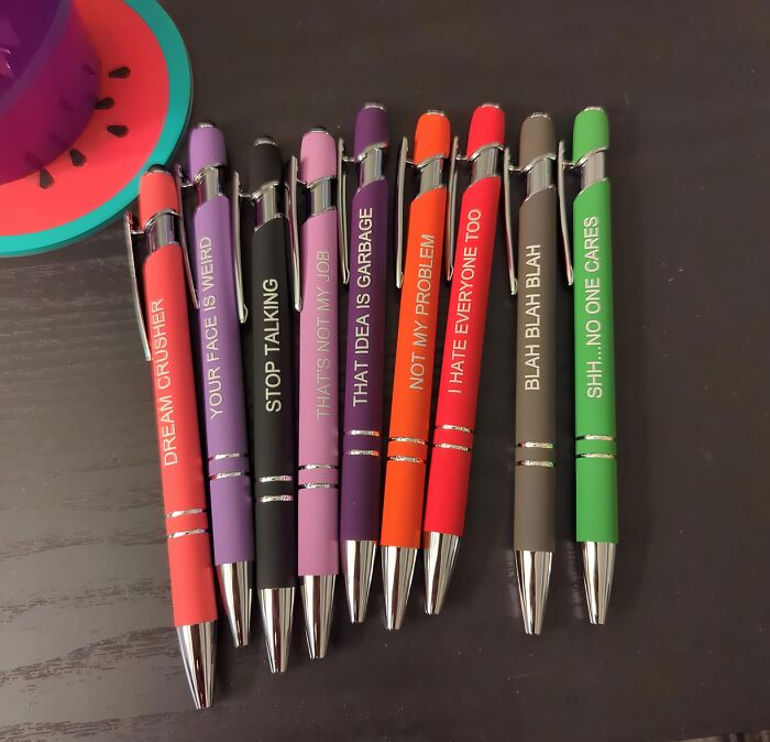 Pen The Punchline: Hilarious Sarcastic Ballpoint Pens For Some Comic Relief!