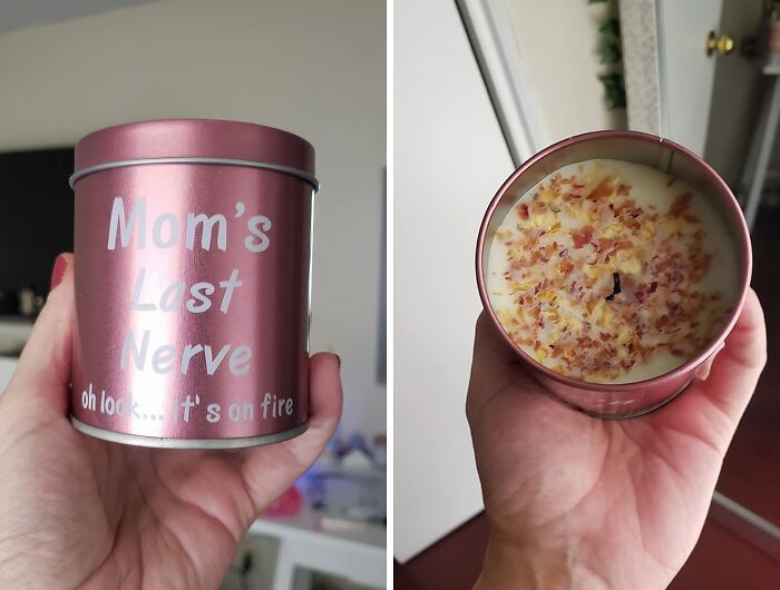 This Mom’s Last Nerve Candle Is Sure To Light Up Her Life, Or At The Very Least Make Her Laugh!