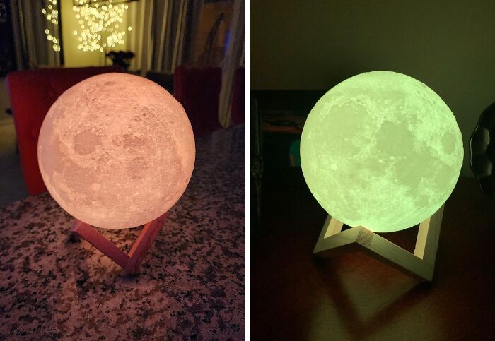 This Hyper-Realistic Moon Lamp Is Perfect For A Budding Young Carl Sagan, And A Great Alternative To Regular Tacky Space Ornaments