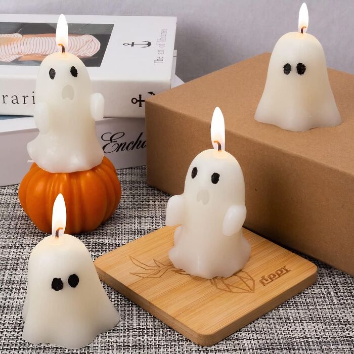These Ghost Candles Will Have You Crying Boo-Hoo When They Reach The End Of The Wick