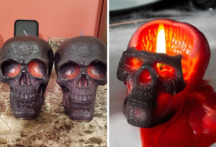 Don’t Blame Us If This Skull Candle Gives You Nightmares